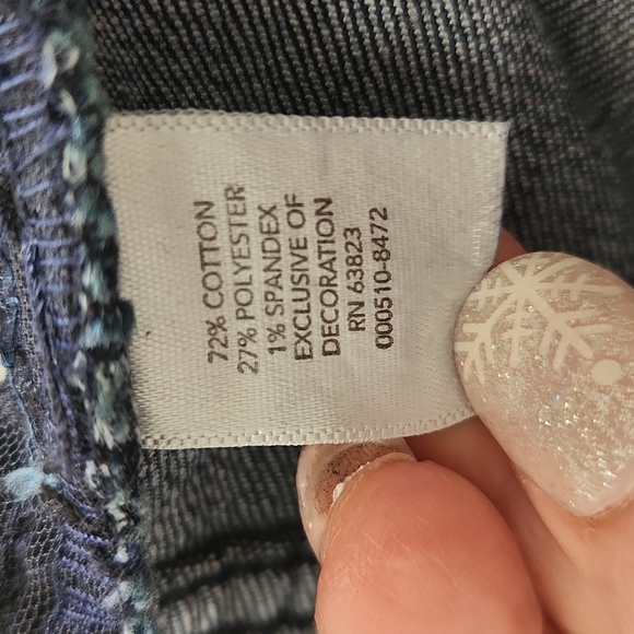 SECRETS WOMENS JEANS SIZE 12 RHINESTONE EMBELLISHMENT NEW QIT TAGS - Picture 8 of 14